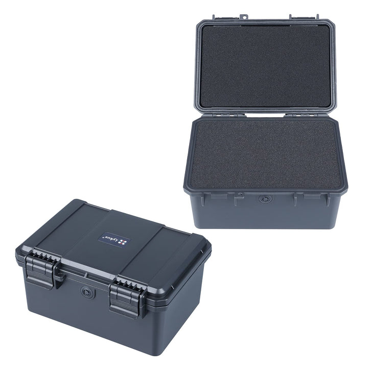 Lykus HC-1830 wasserdichte Mini Koffer Trockenbox mit Schaumstoffeinlage, Innenmasse 18x12x9,3 cm, I