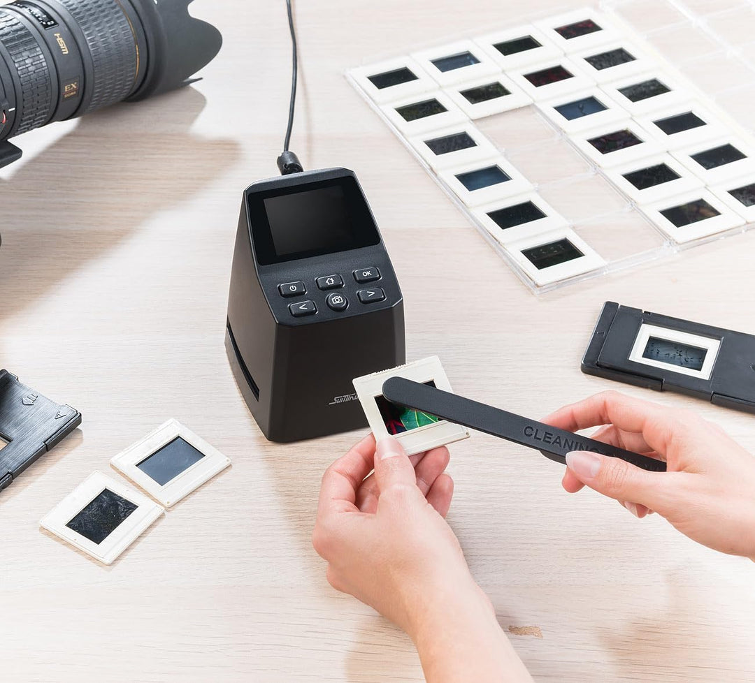 Somikon Negativscanner: Stand-Alone-Dia- und Negativ-Scanner mit 16-MP-Sensor, 4.920 DPI (Negativ- u