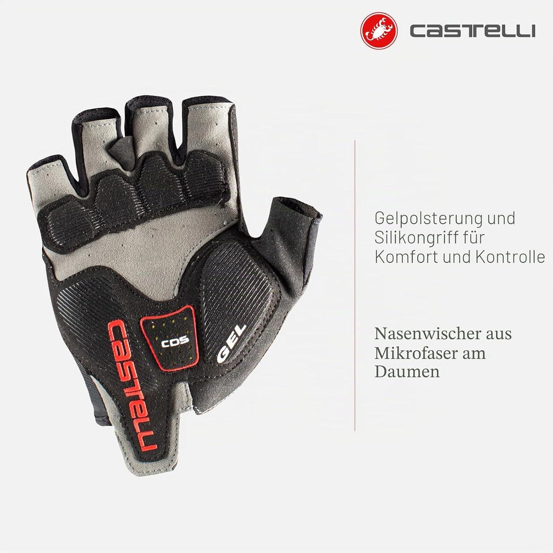 CASTELLI Arenberg Gel 2 Glove M Schwarz-Weiss, M Schwarz-Weiss