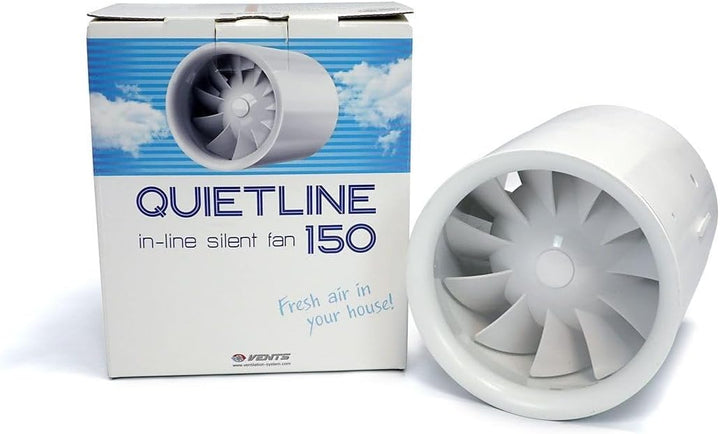 Rohrventilator Einschublüfter 150 Quietline 335 m³/h