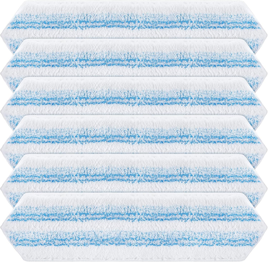 6 Stück Mikrofaser Wischpads Kompatibel mit Vileda H2PrO und O-Cedar H2PrO Bodenwischer Ersatzbezug,