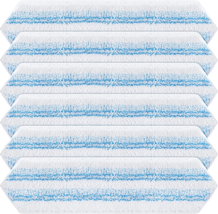 6 Stück Mikrofaser Wischpads Kompatibel mit Vileda H2PrO und O-Cedar H2PrO Bodenwischer Ersatzbezug,
