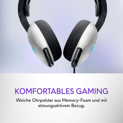 Alienware kabelgebundenes Gaming Headset - AW520H |Windows | Kopfhörer (USB) | Hi-Res Audio | Headse