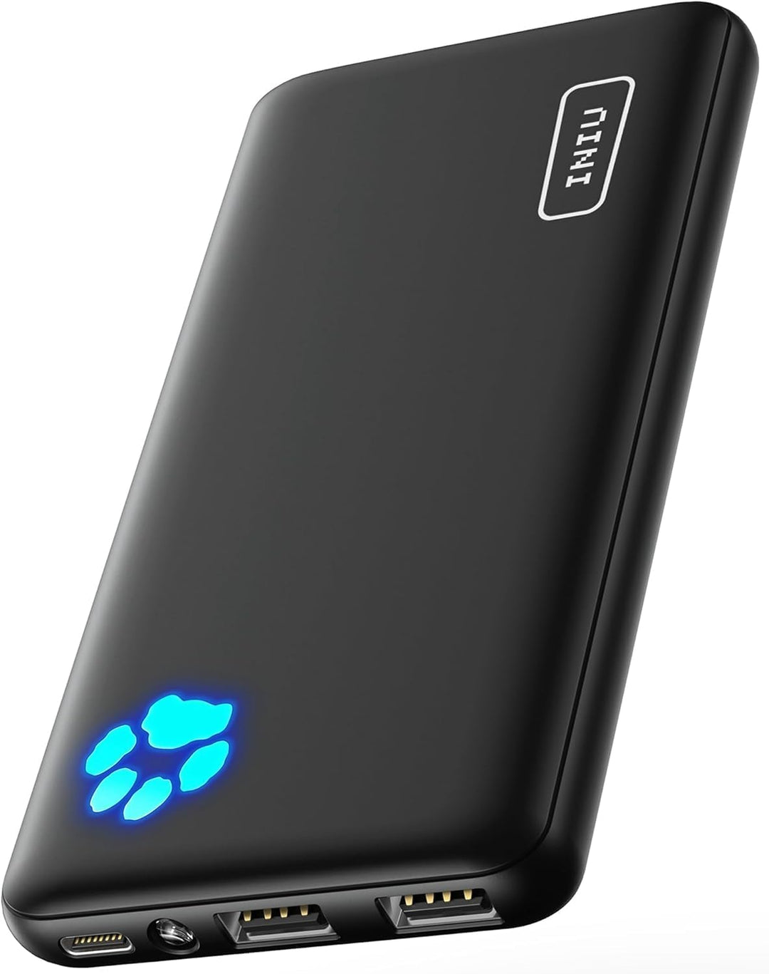 INIU Power Bank, Ultra Slim 10000mAh Powerbank Klein Aber Stark, USB C (In & Output), Externe Handya