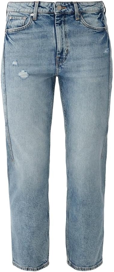 s.Oliver Damen Jeans-hose 7/8 Jeans Hose 7 8, Blau, 38 EU