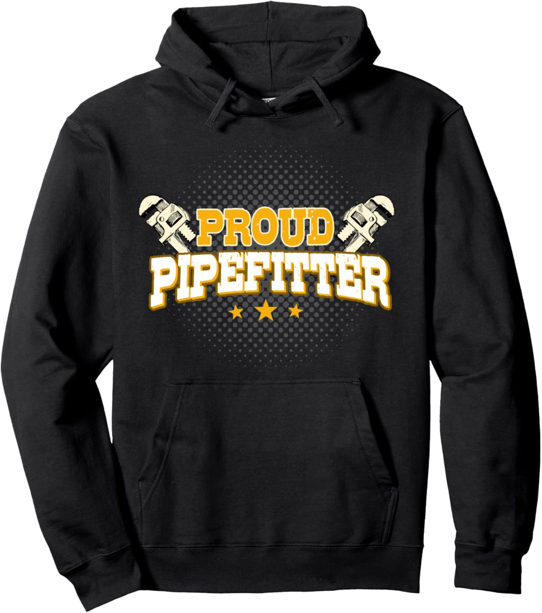 Pipefitter Gifts Funny Plumber Plumbing Proud Pipefitter Pullover Hoodie