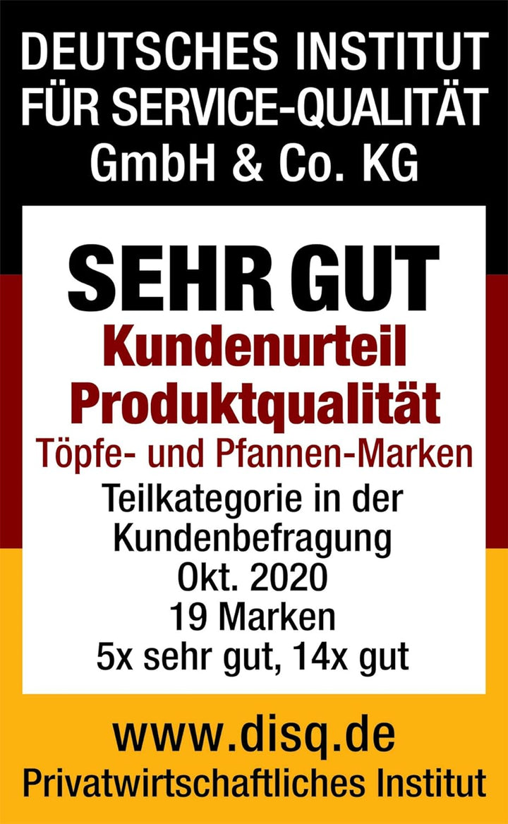 Rohe Germany Multi-Bräter Emma, 32 x 24 cm, Deckel auch als Pfanne geeignet, ca. 8,50 l