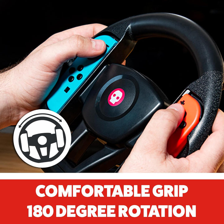 Numskull Nintendo Switch Joy-Con Steering Wheel Table Attachment, Switch Racing Wheel Accessory (Nin