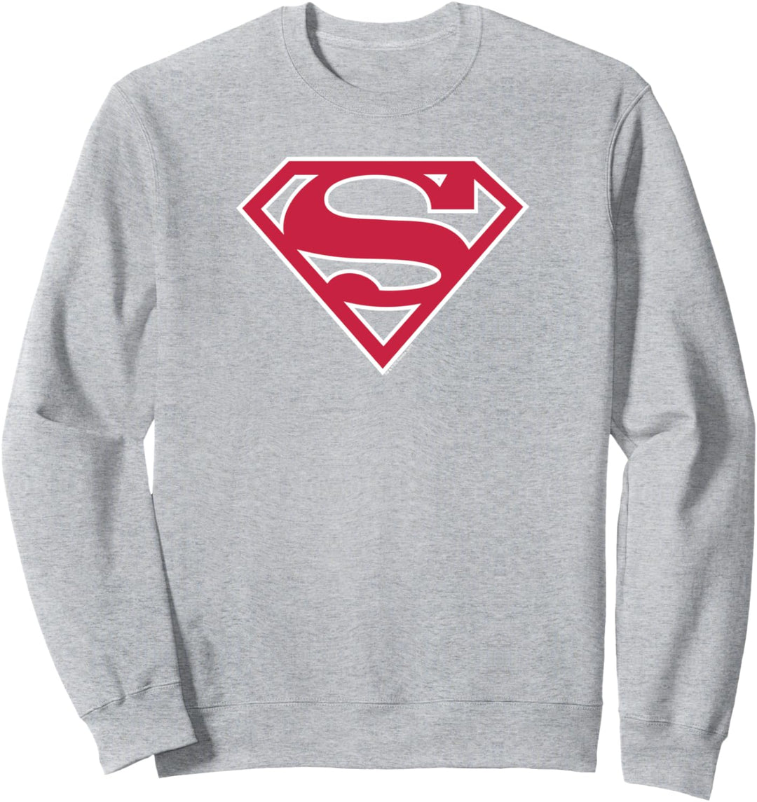 Superman Red & White Shield Sweatshirt