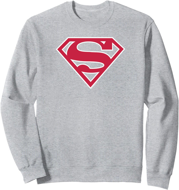 Superman Red & White Shield Sweatshirt