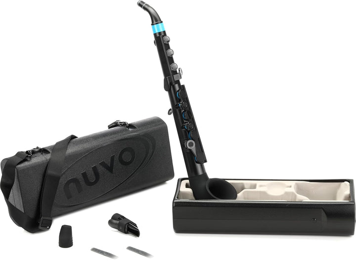 NUVO jSax 2.0, schwarz-blau, Standard Set