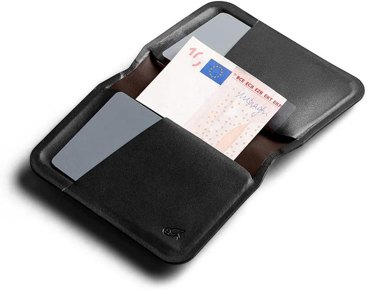 Bellroy Apex Slim Sleeve (Schlanke Faltbare Leder-Brieftasche mit RFID-Schutz) - Raven, Raven