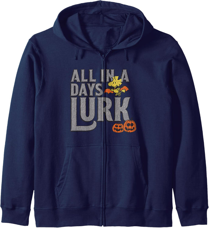 Peanuts Woodstock Alle in Tage Lurk Kapuzenjacke