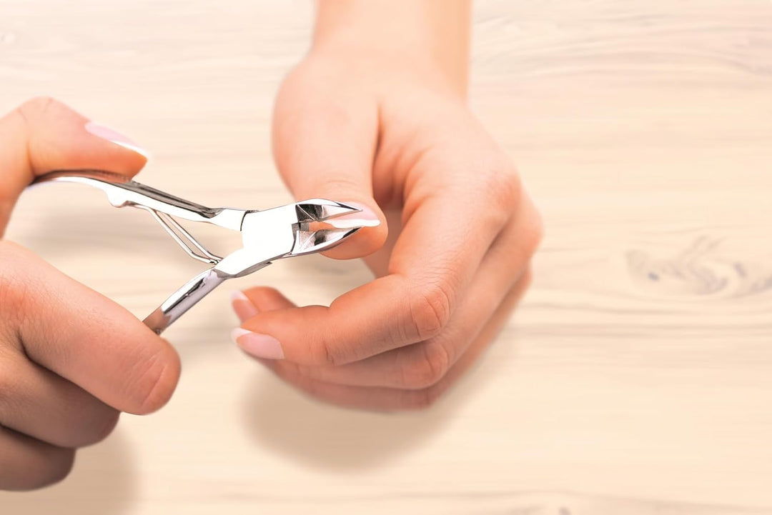 Erbe Solingen Nagelzange mit robuster Klappfeder 10cm - Schonende Pflege für starke Fuss- & Fingernä