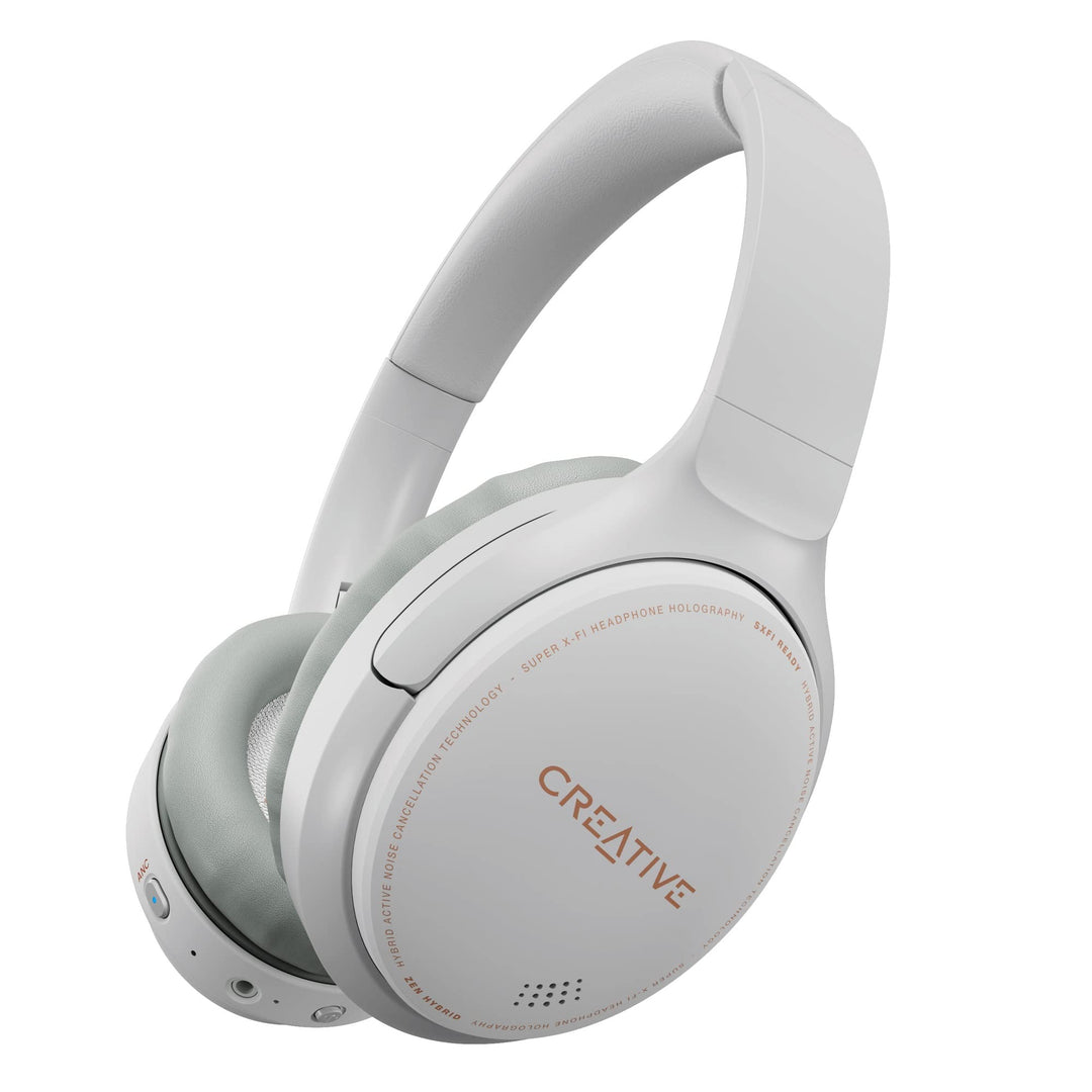 CREATIVE Zen Hybrid Wireless Over-Ear-Kopfhörer mit hybrider Active Noise Cancellation, Ambient Modu