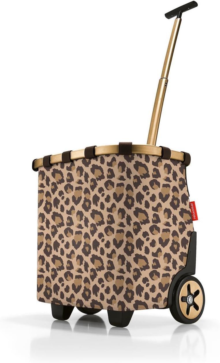 reisenthel carrycruiser Tragbarer Einkaufstrolley mit stabilem Aluminiumrahmen, Schultergurt und her