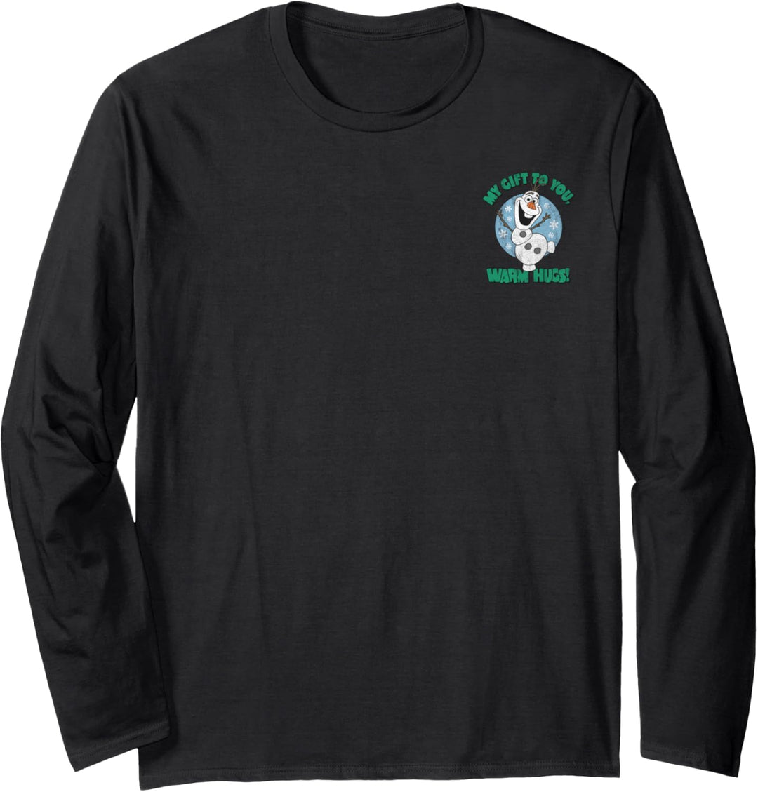 Disney Frozen Olaf Warm Hug Gift Pocket Langarmshirt