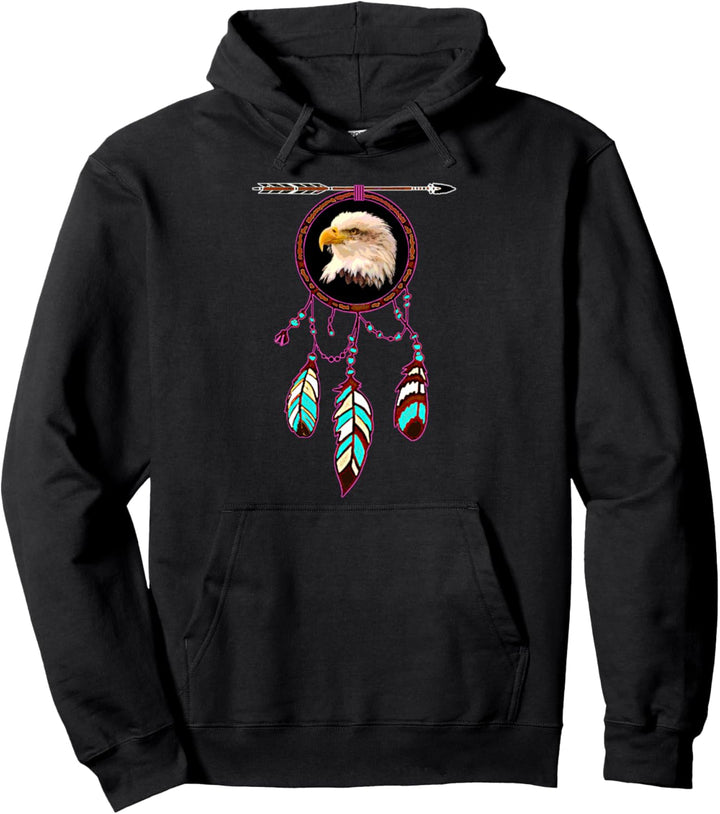 Indianer Traumfänger Adler Geist Tier Pullover Hoodie