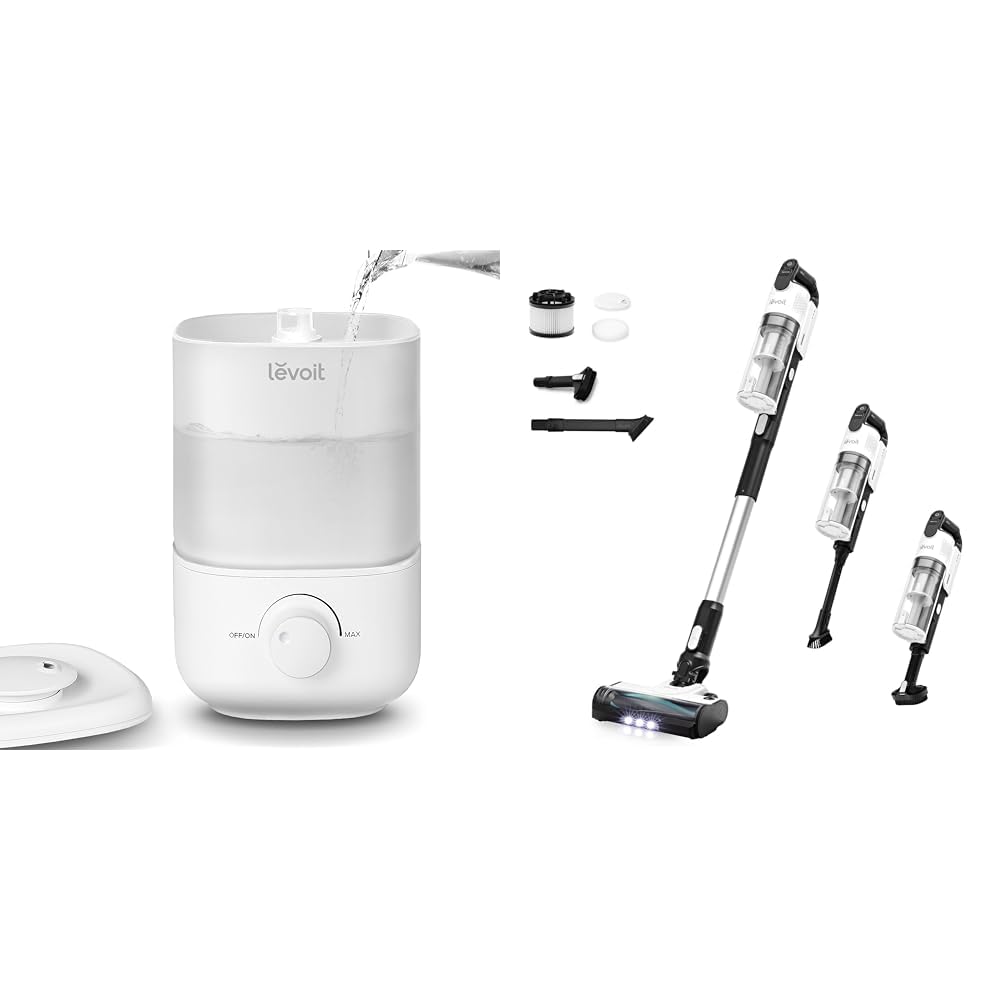 LEVOIT 2,5L Mini Luftbefeuchter bis 25H für Schlafzimmer Kinderzimmer, 26dB leise Top-Fill Humidifie