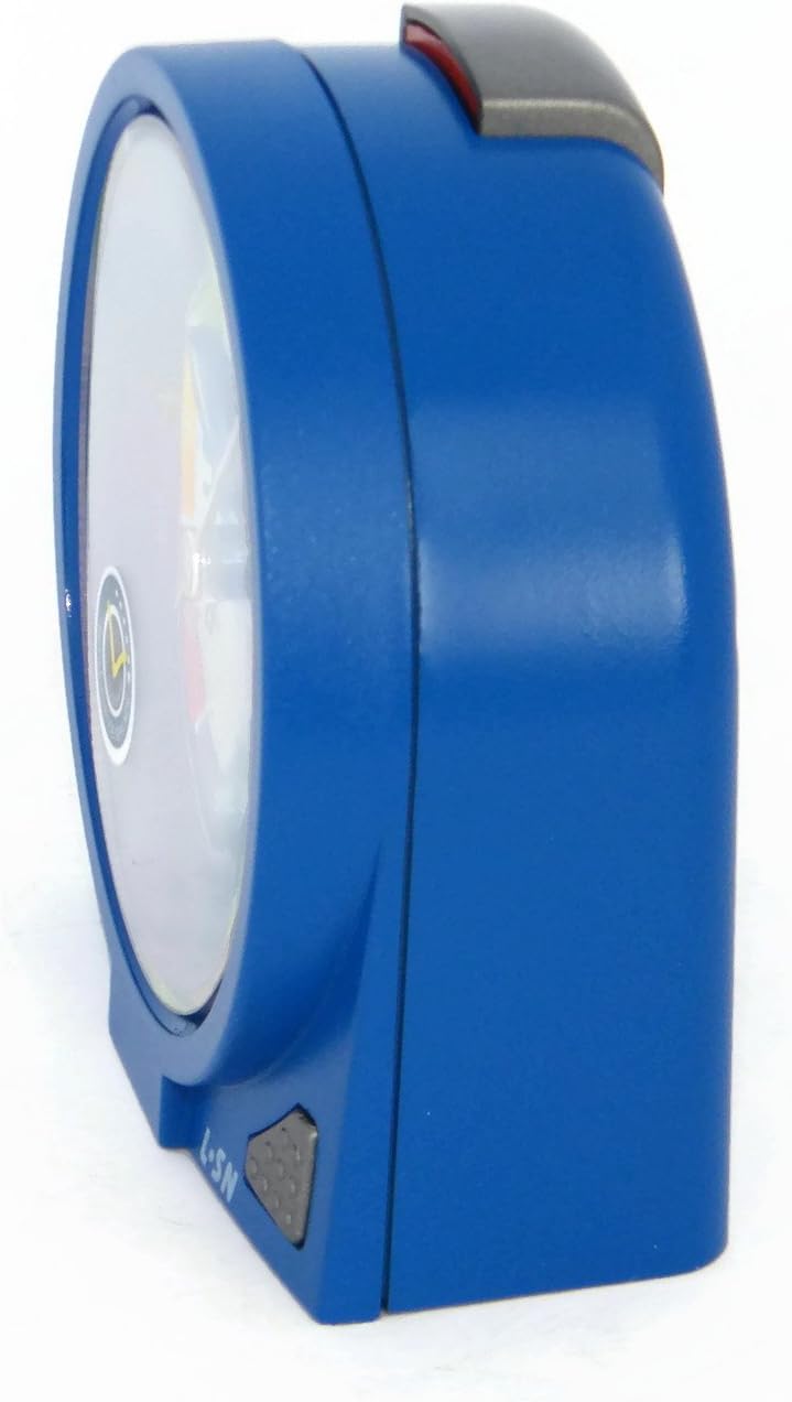 Atlanta Kinderwecker Ohne Ticken Jungen Blau Lernuhr Analog - 1937-5