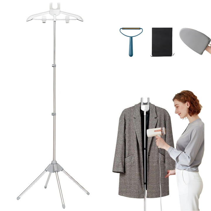 Kleiderbügel für Dampfglätter, 360° Drehbarer Dampfglätter Klappbarer, 84-160 cm Höhenverstellbarer