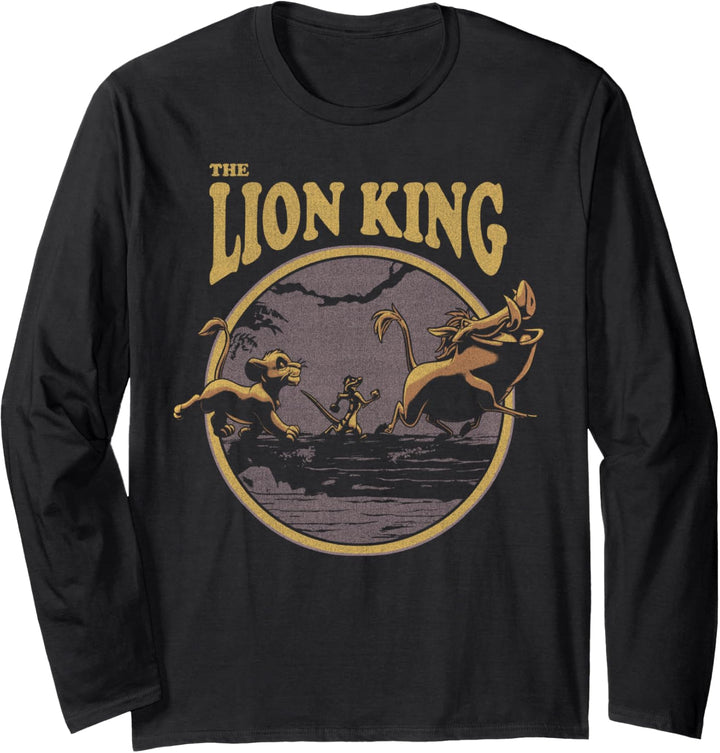 Disney Lion King Distressed Lion King Trio Langarmshirt