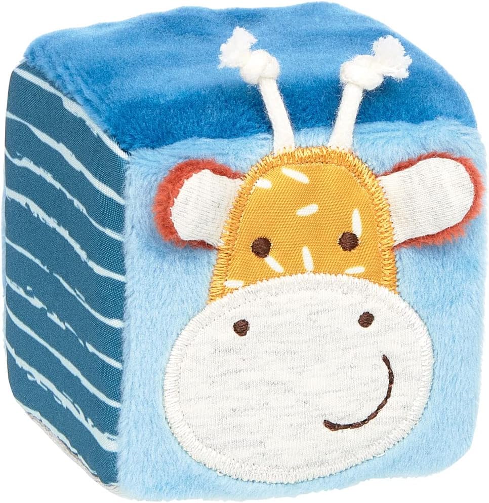 sigikid 43226 Babyspielzeug Stoffwürfel, Mehrfarbig/Würfel-Set, Mehrfarbig/Würfel-set