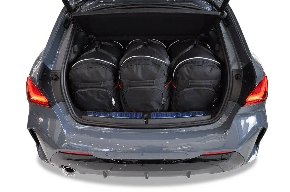 KJUST Dedizierte Reisetaschen 3 STK kompatibel mit BMW 1 Hatchback F40 2019+