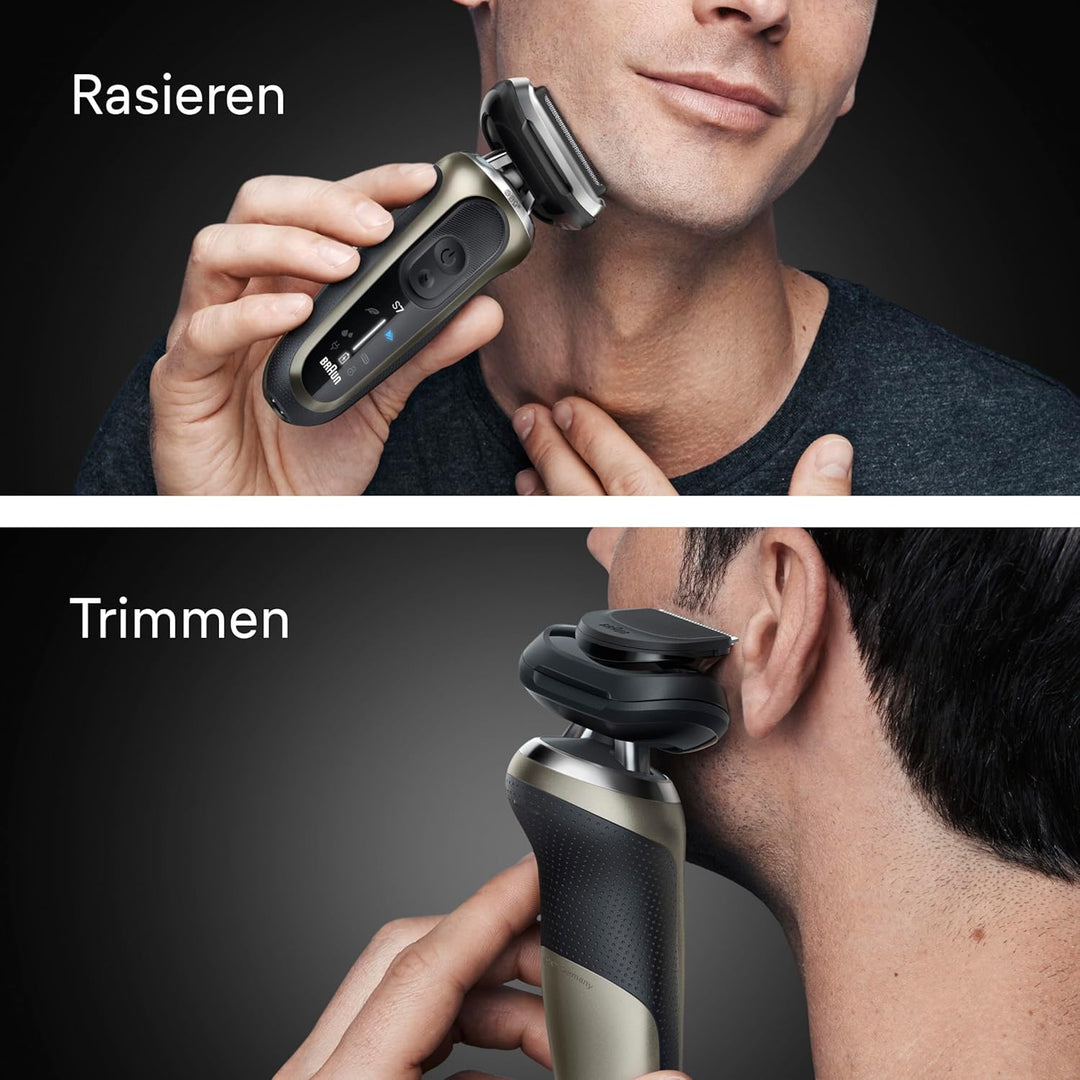 Braun Series 7 Elektrorasierer Herren, Rasierapparat mit 60 Min. Akkulaufzeit, 4in1 SmartCare Reinig