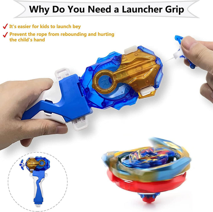 Desamvap Bay Battling Tops Kampfkreisel Booster B-163 Brave Valkyrie mit Starter und Griff, Kreisels