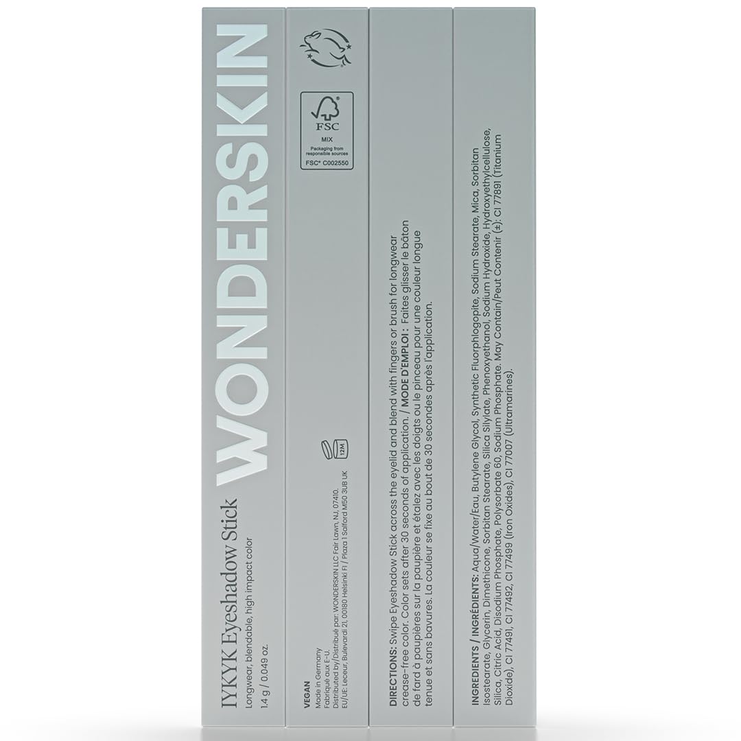 Wonderskin IYKYK Lidschattenstift – Langanhaltender Lidschattenstifte, wischfester und wasserfester