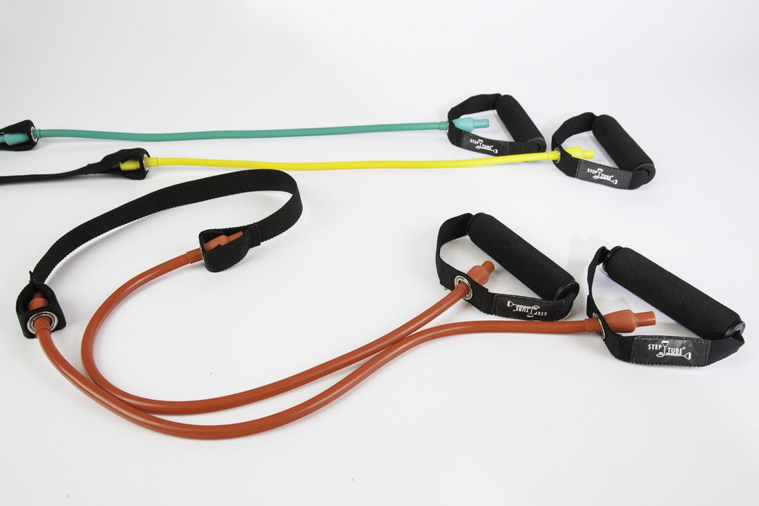 Dittmann® Step Tubes inkl. FTM®-Übungsflyer, für Muskelaufbau, Krafttraining und Fitness zu Hause. O