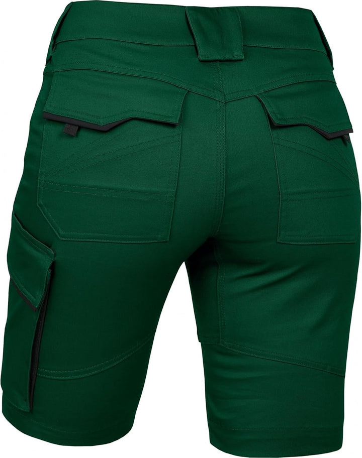 Leibwächter Kurzehose Damen Shorts Flex LINE grün-schwarz Nr. FLXDK21 Grösse 38