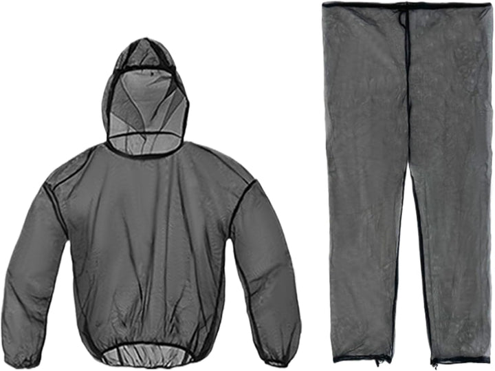Fliegenschutzhemd – Umfassende Schutzkleidung aus Mesh | vielseitig, atmungsaktiv, für Wandern, Camp