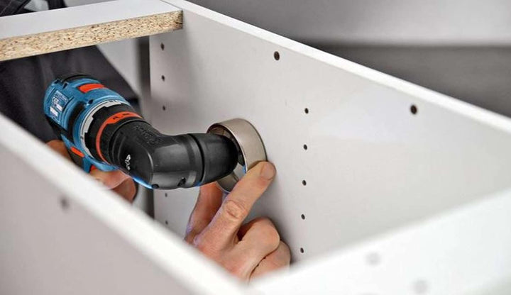 Bosch Professional FlexiClick Winkelaufsatz GWA FC2 (kompatibel mit GSR 14.4 V-FC2 und GSR 18 V-FC2)