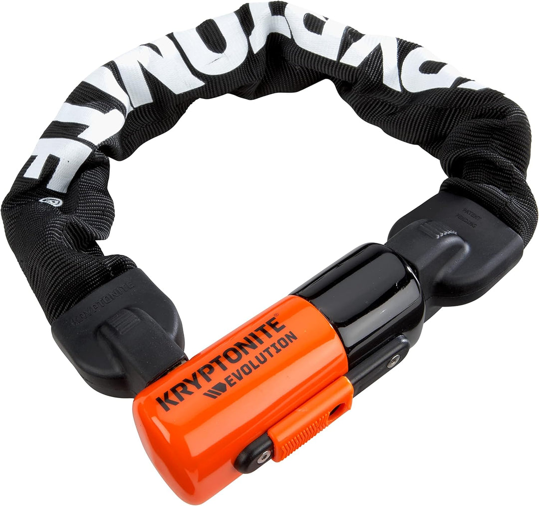 Kryptonite 792 Kabelschloss Evolution series 4 Integrated Chain 1055 mini, 3500319, Schwarz & Schlau
