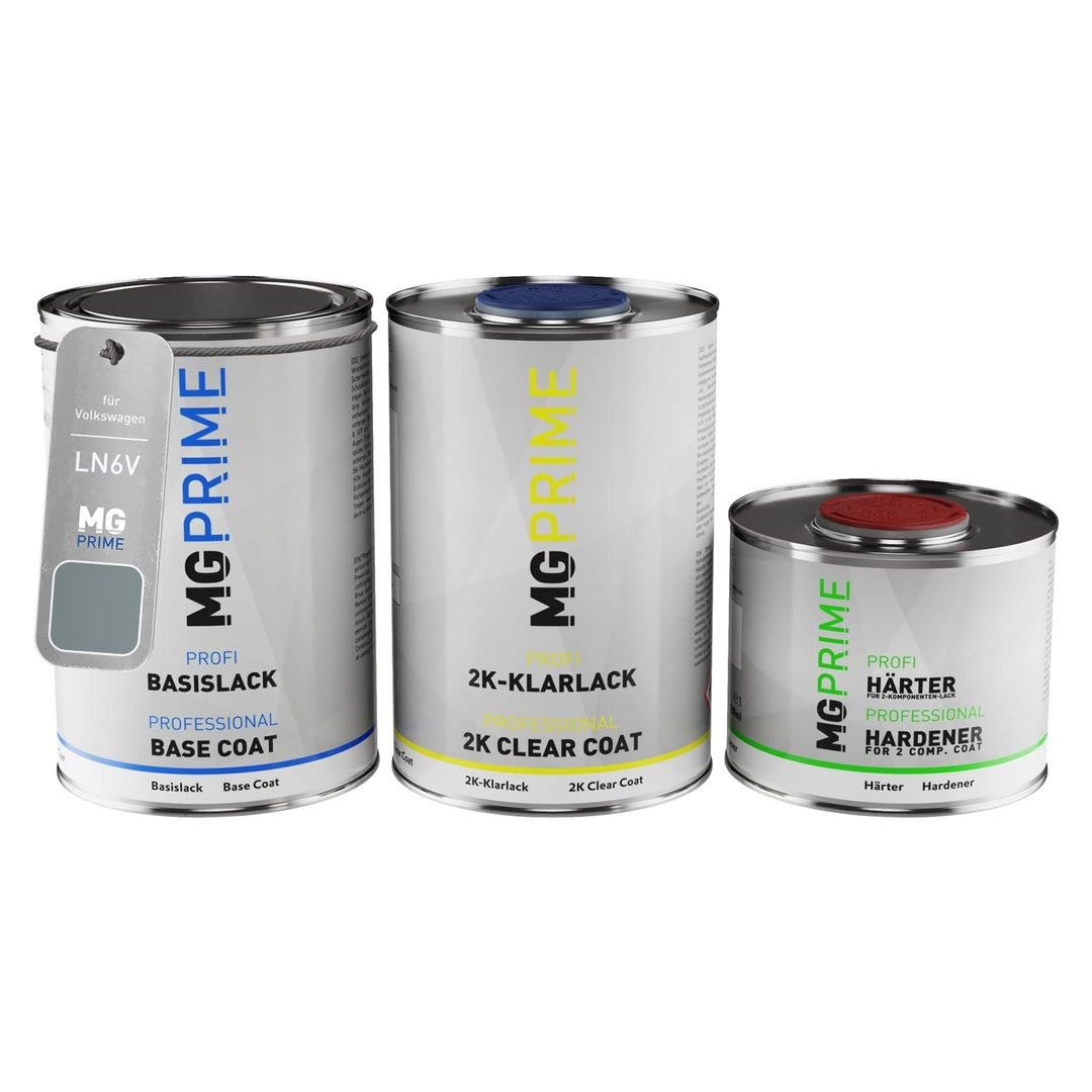 MG PRIME Autolack Dose Set für Volkswagen VW LN6V / N6V / X8 Jadegrün Metallic/Jade Metallic Basisla