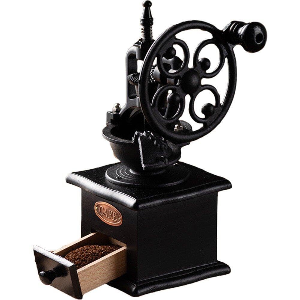 Manuelles Kaffeemühle Retro Ferrris Rad Kaffeebohnenschleife Tragbare Kaffeebohnen -handschleifmasch