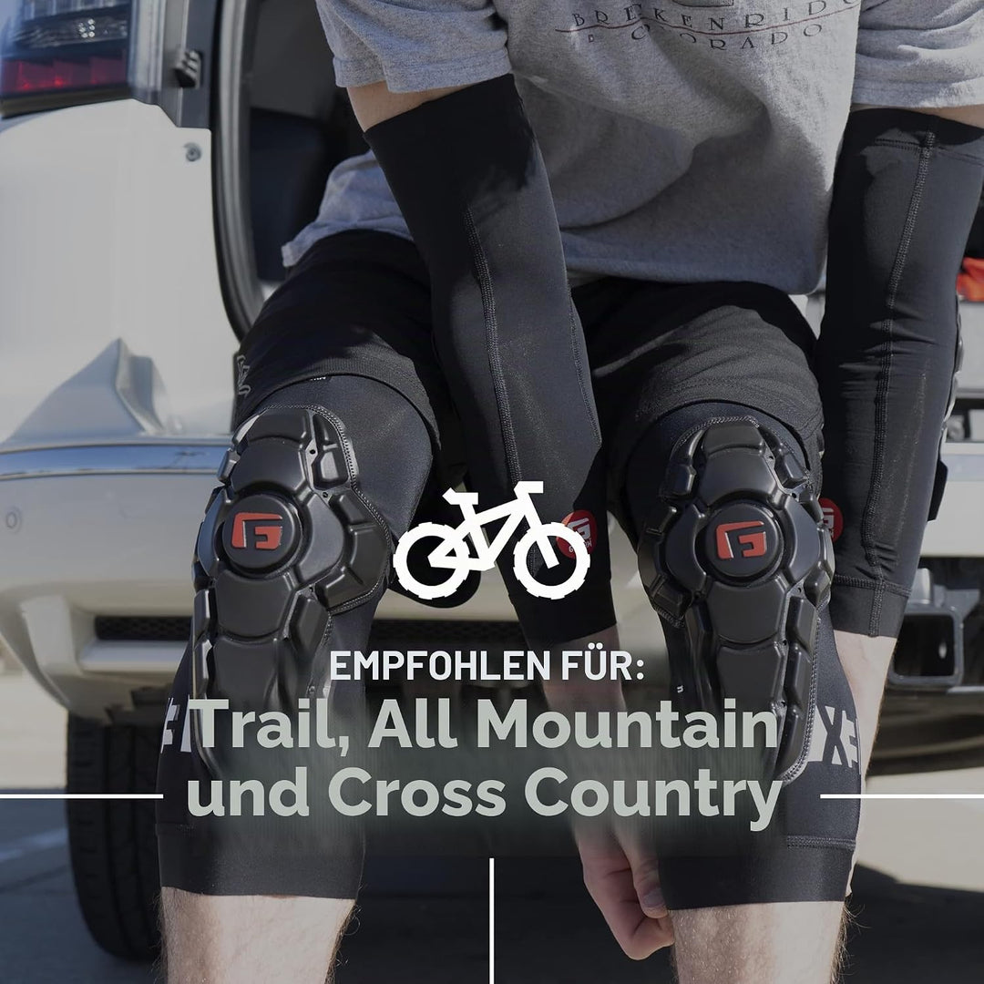 G-Form Pro-X3 Knieschützer - Dirt Bike &amp; Mountain Bike Knieschützer - Fahrradzubehör - Triple Matte
