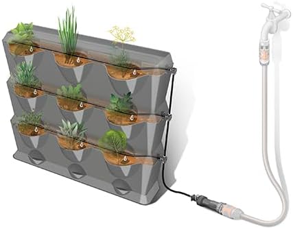 Gardena NatureUp! Basis Set Vertikal: Pflanzenwand zur vertikalen Begrünung von Balkon/Terrassen/Inn