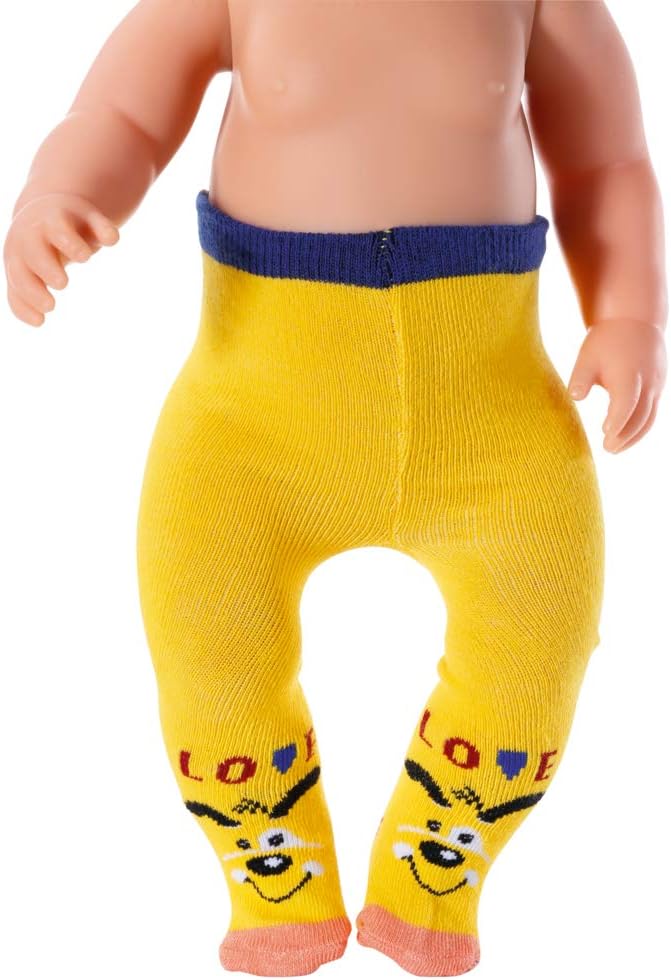 BABY born Strumpfhose 2 x 43cm, gelb / gestreift, Gelb / Gestreift
