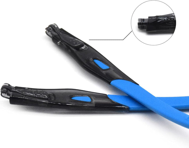 HKUCO Blau/Schwarz/Grün Gummiersatz Transparente Schwarz Rahmenbeine Für Oakley Crosslink Sweep/Swit