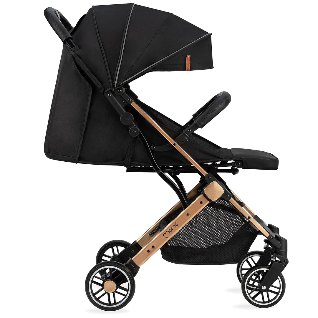 MoMi ESTELLE Kinderwagen ab 6. Monat (bis 15 kg), klappbarer Buggy mit 5-Punkt-Sicherheitsgurt, Eink