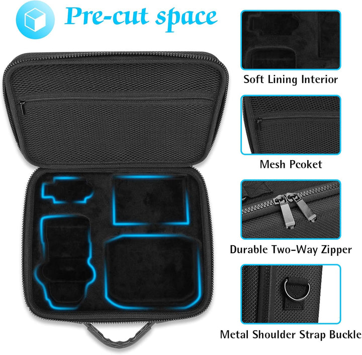 ProCase Eva Tragetasche für DJI Mini 4K / DJI 2/2 SE/Mini 2 Fly More Combo Drohne und Zubehör Schutz