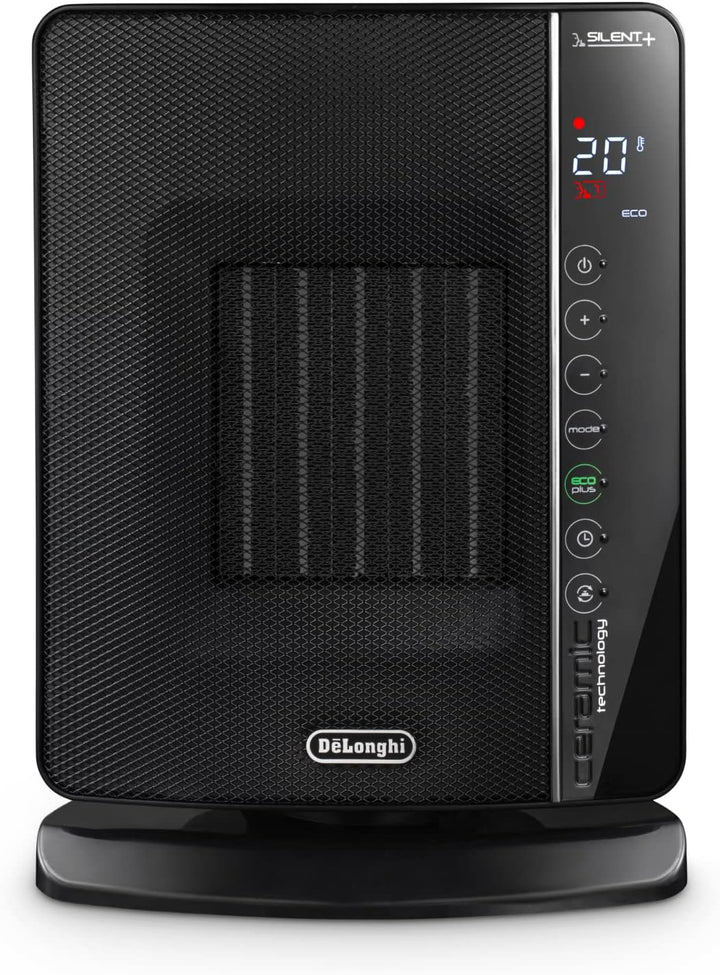 De'Longhi DCH7993ER.BC Heizer, 1 Liter, Schwarz, 25x18x37 Single, Single