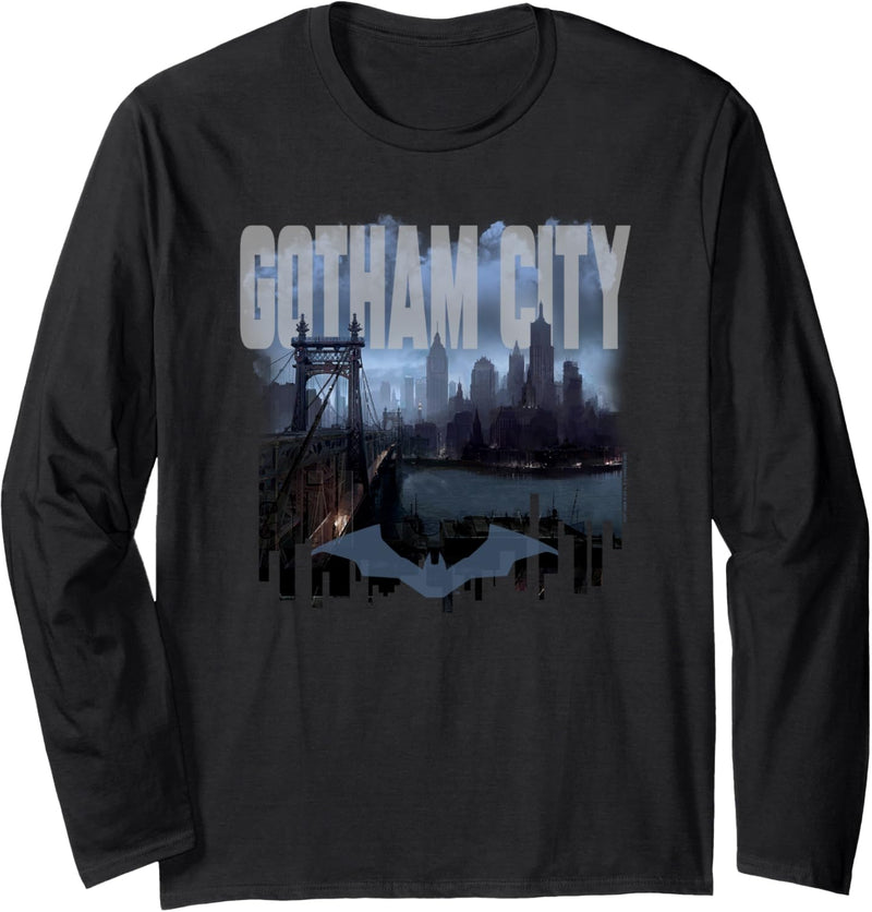 The Batman Industrial Gotham Langarmshirt