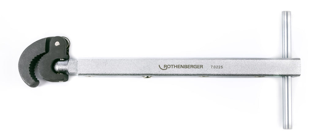 Rothenberger 70225 Teleskop-Waschtischschlüssel, 32 mm, Kapazität 1 Geladene Backe, 1 Geladene Backe
