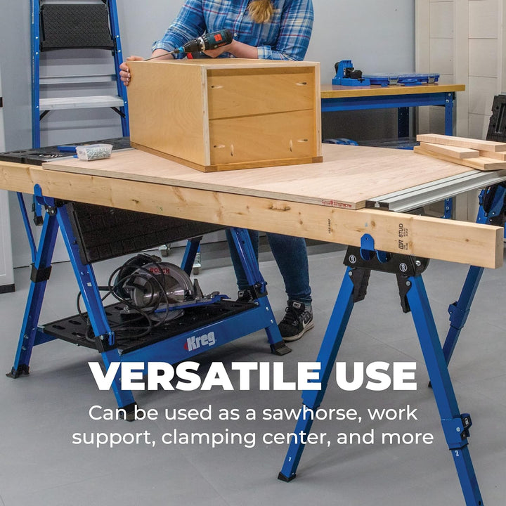 Kreg Arbeitsbock (KWS500) - Robuster und Vielseitiger Arbeitsbock - einstellbare Arbeitshöhe bis 906
