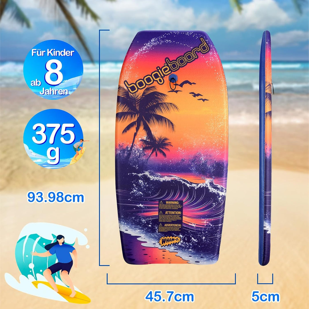 Wham-O Bodyboard 2er-Pack | Schwimmbrett für Strand & Schwimmbad | Leichtes Surfbrett Kinder | 94x46