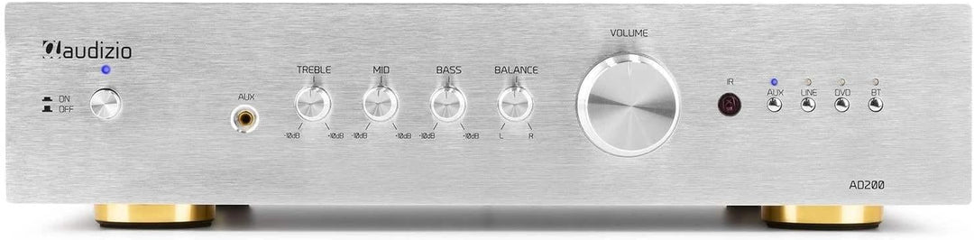 Audizio AD200A - HiFi-Stereo-Verstärker 2 x 200 Watt, Bluetooth Verstärker für Lautsprecher und HiFi